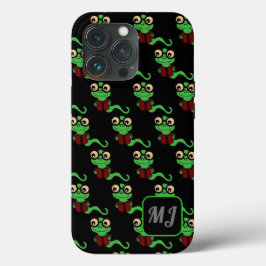 Monogram Happy Bookworm Zwart Case-Mate iPhone Case