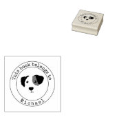 Monogram Happy Dog Dit boek behoort tot Rubberstempel (Gestempeld)