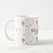 Monogram Happy Easter Pattern 11oz Koffiemok (Links)