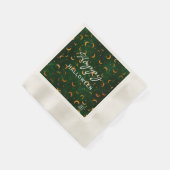 Monogram, Happy Halloween Manen & Sterren Cocktail Servet (Hoek)