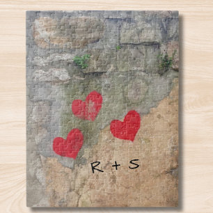 Monogram Harten Legpuzzel