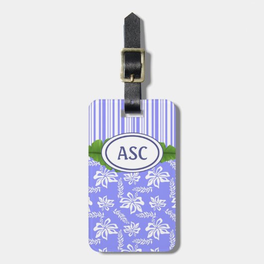 Monogram Hawaïaanse Bloem Bagage Label (Voorkant verticaal)