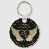 Monogram Heart Sleutelhanger (Voorkant)