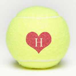 Monogram Heart Tennisballen