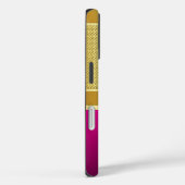 Monogram Heet Roze en Goud Netwerk Case-Mate iPhone Case (Achterkant / Rechts)