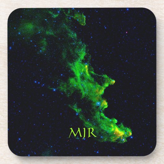Monogram, heks Head Nebula afbeelding voor kosmisc Drankjes Onderzetter (Voorkant)