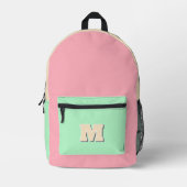 Monogram helder eerste meer kleuren bedrukte rugzak (Voorkant)