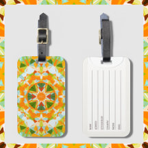 Monogram Helder Sinaasappel Groen Magische Ster Me