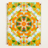 Monogram Helder Sinaasappel Groene Ster Terug naar Planner (Voorkant)