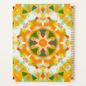 Monogram Helder Sinaasappel Groene Ster Terug naar Planner (Achterkant)