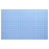 Monogram hemelblauwe strepen stof (Yard (91,4 cm))