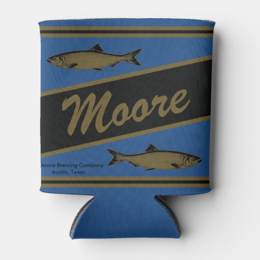 Monogram hengelaar Vist forel Blikjeskoeler (Voorkant)