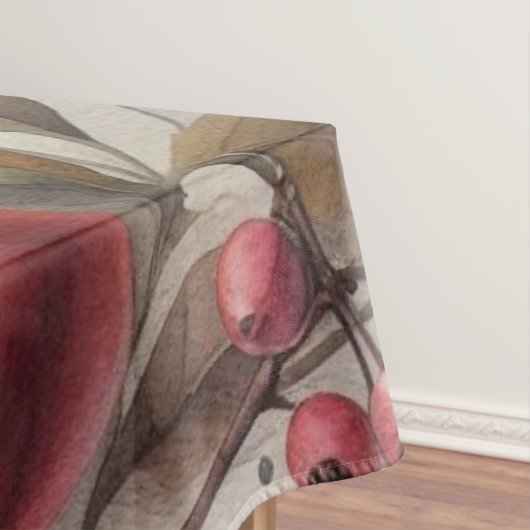 Monogram Herfst appels in pastelkleuren waterverf Tafelkleed (Voorbeeld)