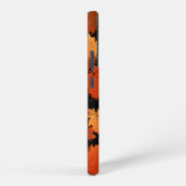 Monogram herfst esdoorbladeren en pompoenen samsung galaxy hoesje (Rechterkant)