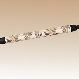 Monogram | Herfst-Herfst Floral Plaid Inkt Zwarte Inkt Pen