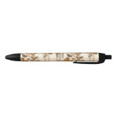 Monogram | Herfst-Herfst Floral Plaid Inkt Zwarte Inkt Pen (Bodem)