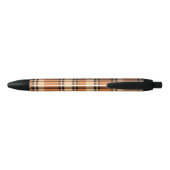 Monogram | Herfst-Moderne ruit Inkt Zwarte Inkt Pen (Achterkant)