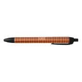 Monogram | Herfst-ruitpatrooninkt Zwarte Inkt Pen (Bodem)