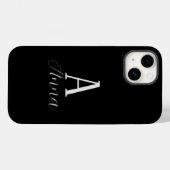 Monogram herfst vibe Hoesje-Mate iPhone Case (Achterkant (horizontaal))