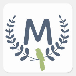 Monogram Het is Kerst sticker