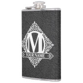 monogram heupfles (Links)
