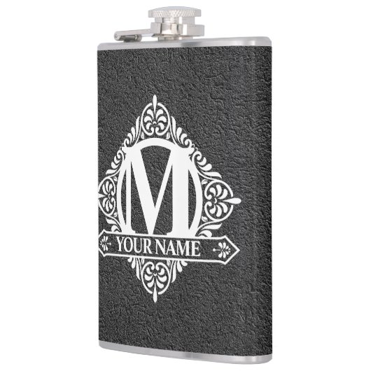 monogram heupfles (Links)