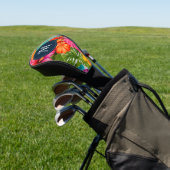 Monogram hibiscus van tropische bloem golfheadcover (Insitu)