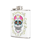 Monogram Hipster Sugar Skull Heupfles (Links)