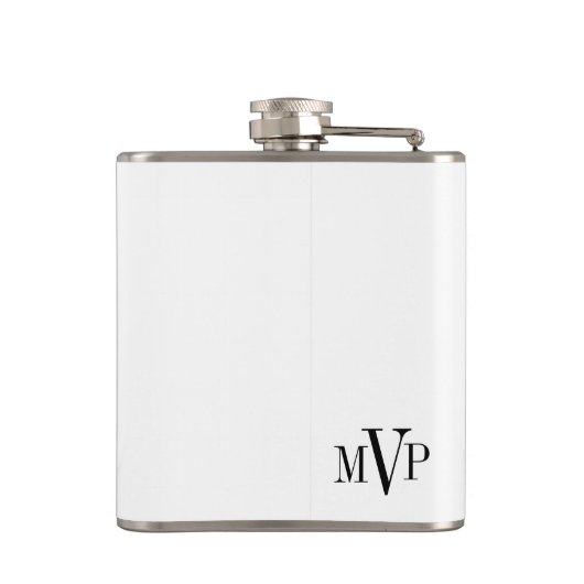 Monogram Hipster Sugar Skull Heupfles (Achterkant)