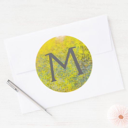 Monogram | Hive I Ronde Sticker (Envelop)