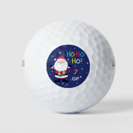 Monogram Ho Ho Ho Kerstkerstkerstman Golfballen