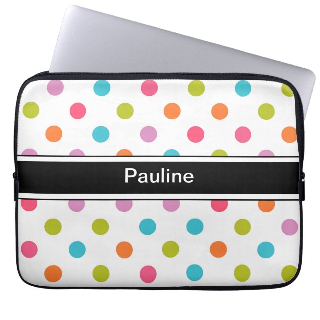 Monogram Hoesje laptop Sleeve (Voorkant)