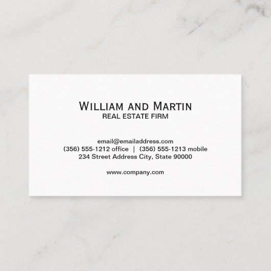 Monogram | holdinghuis visitekaartje (Achterkant)