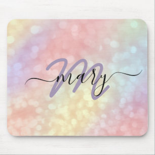 Monogram holograaf Pastel Ombre Name. Lux Muismat