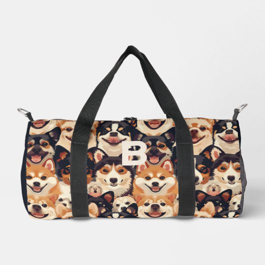 Monogram, hond dierpatroon plunjezak (Voorkant)