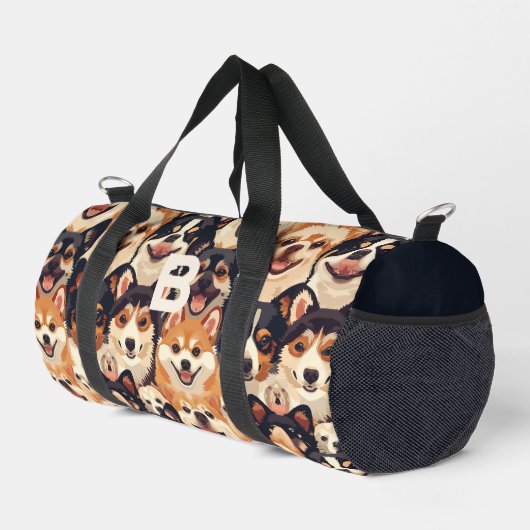 Monogram, hond dierpatroon plunjezak (Rechterhoek)