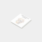 Monogram Hond Geliefde Golden Retriever Post-it® Notes (Schuin)
