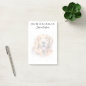 Monogram Hond Geliefde Golden Retriever Post-it® Notes (Kantoor)
