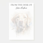 Monogram hond Labrador Retriever liefhebber Post-it® Notes (Voorkant)