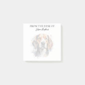 Monogram hond liefhebber Beagle Post-it® Notes (Voorkant)