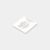 Monogram hond liefhebber Beagle Post-it® Notes (Schuin)
