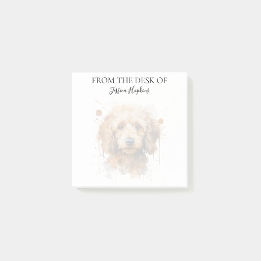 Monogram Hond Minnaar Post-it® Notes (Voorkant)