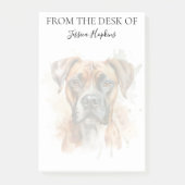 Monogram hondenliefhebber Boxer Post-it® Notes (Voorkant)