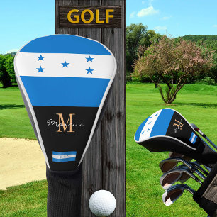 Monogram & Honduras Vlag Golfclubs Hoesjes Golfheadcover