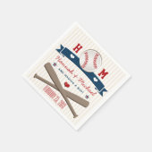 MONOGRAM HONKBAL BABY SHOWER SERVETTEN (Hoek)