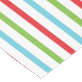 Monogram Horizontale Stripe kersttablet Tafelkleed (Gekanteld)