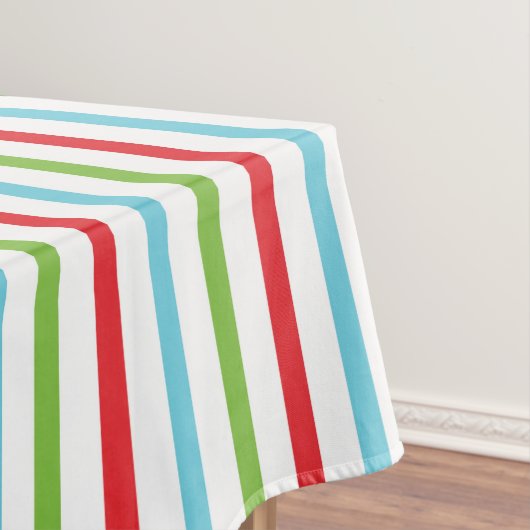 Monogram Horizontale Stripe kersttablet Tafelkleed (Voorbeeld)