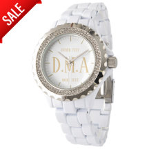 Monogram horloge vrouwen gepersonaliseerd elegant 