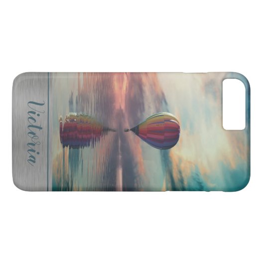 Monogram hot-luchtballon Case-Mate iPhone case (Achterkant (Horizontaal))