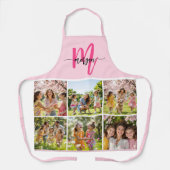 Monogram Hot Pink Photo Collage Schort (Voorkant)